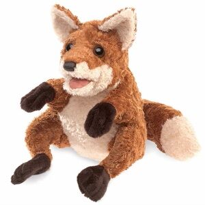 NWT Folkmanis Puppets Crafty Fox Puppet Plush Toy Gift New